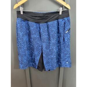 Lululemon Men's Size L Assert Shorts 9" Cannonball Harbor Blue Deep Navy
